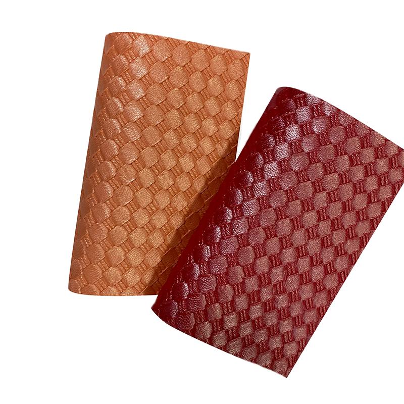 Braid pattern PVC synthetic leather for decoration