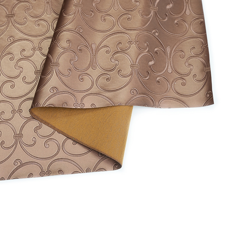 Soft gold PVC leather for home decoration