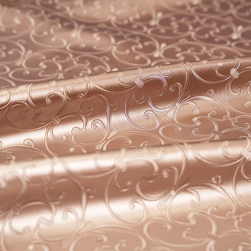 Soft gold PVC leather for home decoration