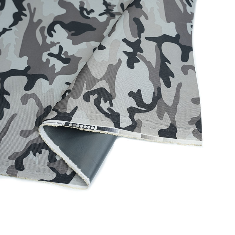 Camouflage oxford fabric with PVC coating