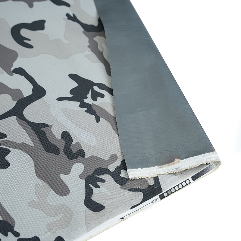 Camouflage oxford fabric with PVC coating